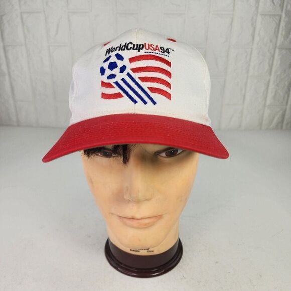 VTG Logo Athletic World Cup USA 94 Soccer Football 1994 Cap Hat Twins Enterprise - Picture 2 of 12